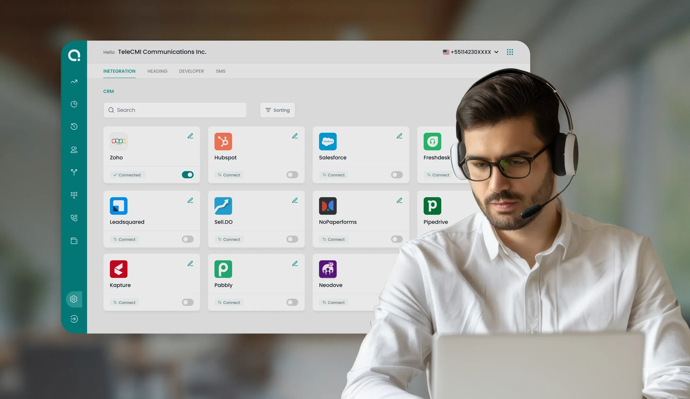 Top CRM Software with TeleCMI Pre-Built Integrations (2026 Guide)